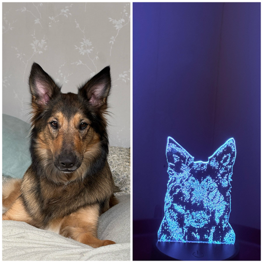 Hehkumuoto™ tunnelmavalaisin - RGB verkkovirta