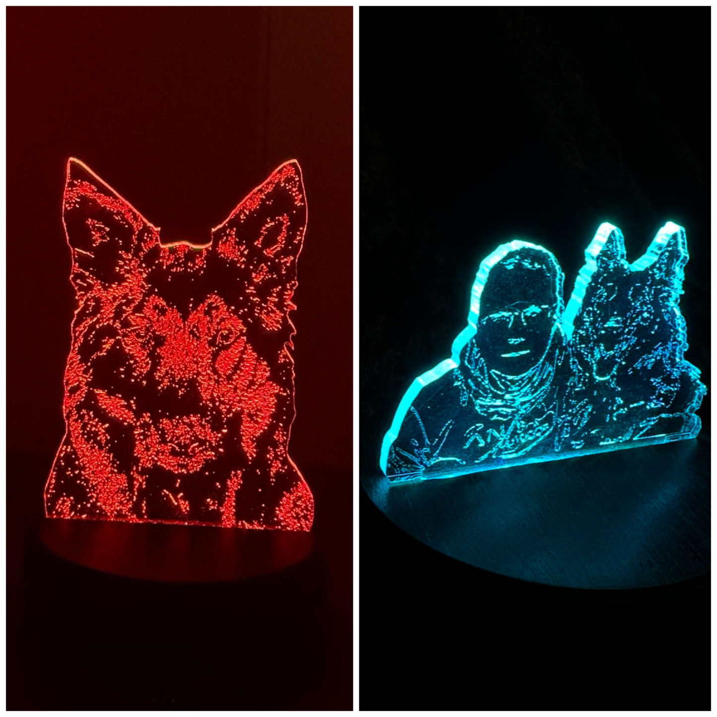 Hehkumuoto™ tunnelmavalaisin - RGB verkkovirta