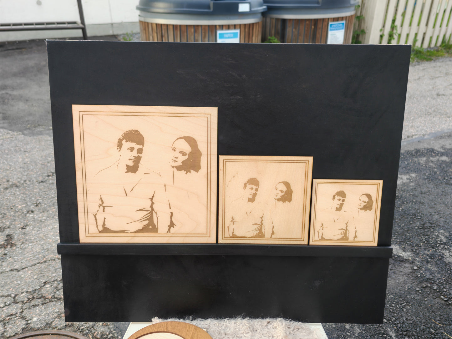 A wooden board from my own picture
