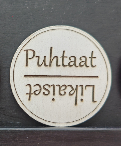 Astianpesukone-magneetti Puhtaat / Likaiset